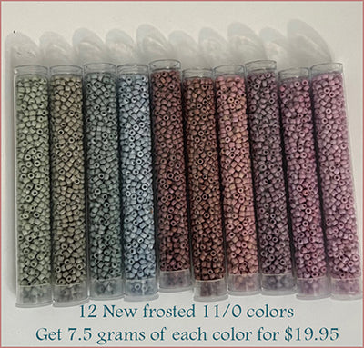 Sampler of 12 new matsuno soft frosted colors