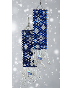 Snow Day  Winter 2022 Beaded Earring Kit