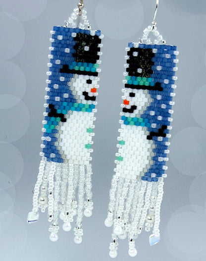 Snowman 2020 Beaded Earring Kit