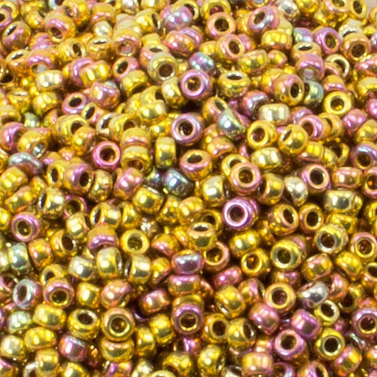 15/O Japanese Seed Beads Metallic 462R - Beads Gone Wild
