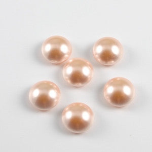 Swarovski Elements Pearl Cab 10mm Peach 6/pcs - Beads Gone Wild
