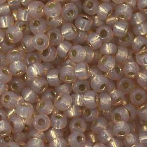 6/O Japanese Seed Beads Alabaster Silverlined 579 npf - Beads Gone Wild
