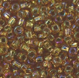 15/O Japanese Seed Beads Silverlined Rainbow 634 - Beads Gone Wild
