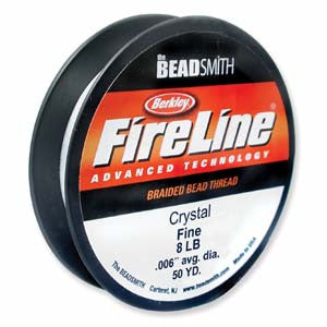 Crystal Fire Line Thread 8lb Medium 50yds. - Beads Gone Wild
