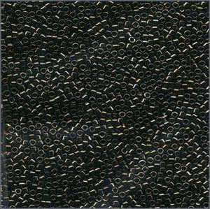 10/o Delica DBM 0007 Gunmetal Iris - Beads Gone Wild
