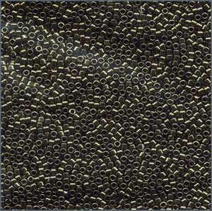 10/o Delica DBM 0011 Metallic Olive - Beads Gone Wild
