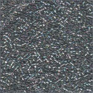 10/o Delica DBM 0107 Transparent Grey Iris - Beads Gone Wild
