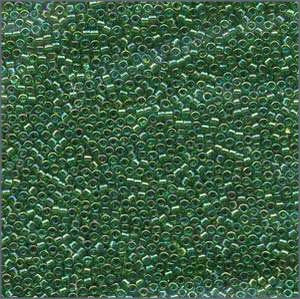 10/o Delica DBM 0152 Transparent Green AB - Beads Gone Wild
