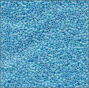 10/o Delica DBM 0164 Opaque Light Blue AB - Beads Gone Wild
