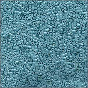 10/o Delica DBM 0217 Opaque Light Aqua Luster - Beads Gone Wild
