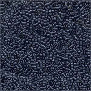 10/o Delica DBM 0301 Matte Blue Grey - Beads Gone Wild
