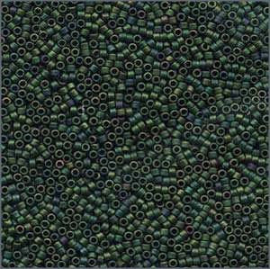 10/o Delica DBM 0327 Matte Metallic Teal Iris - Beads Gone Wild
