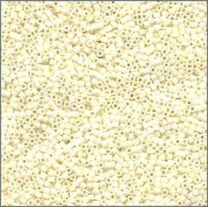 10/o Delica DBM 0352 Matte Cream - Beads Gone Wild
