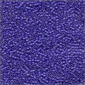 10/o Delica DBM 0361 Matte Metallic Sapphire Blue - Beads Gone Wild
