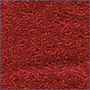 10/o Delica DBM 0723 Opaque Dark Cranberry - Beads Gone Wild
