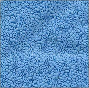 10/o Delica DBM 0725 Opaque Light Blue AB - Beads Gone Wild
