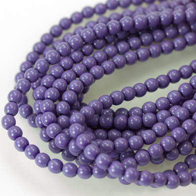 4mm Czech Pearl Light Plum 120 pcs - Beads Gone Wild
