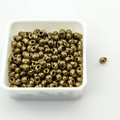 Tiny Drops Miyuki 3" Bronze - Beads Gone Wild
