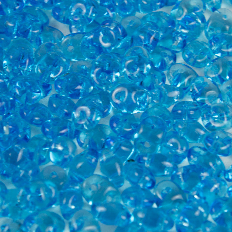 Super Duo Aqua 2.5x5mm - Beads Gone Wild
