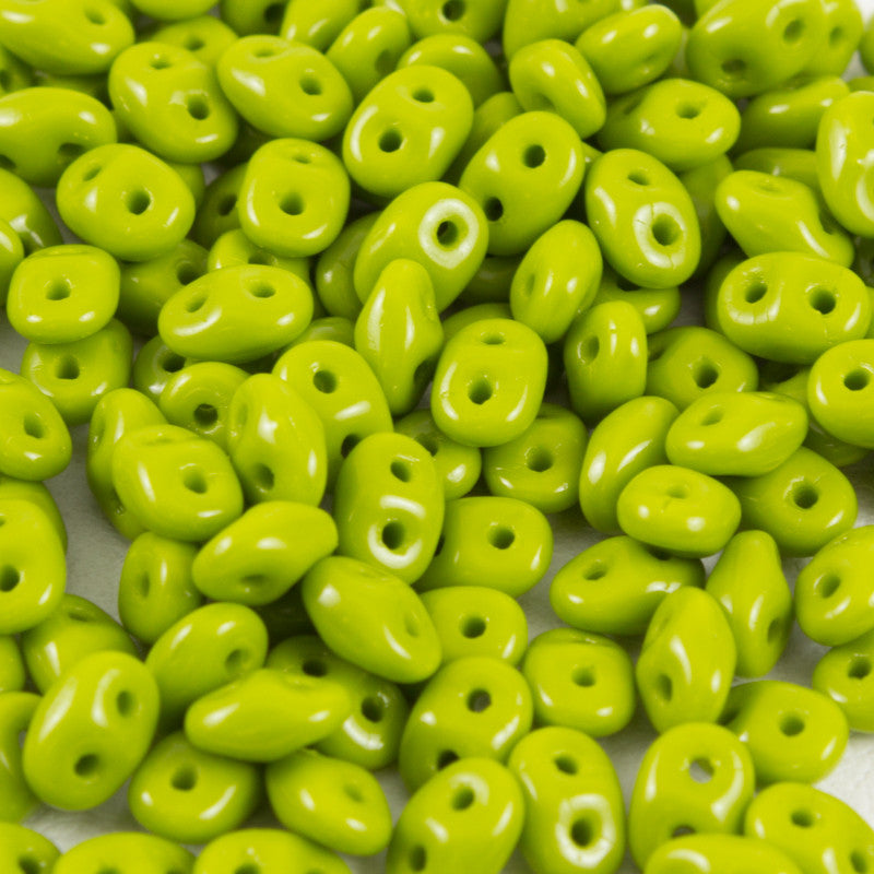 Super Duo OP Olivine 2.5x5mm - Beads Gone Wild
