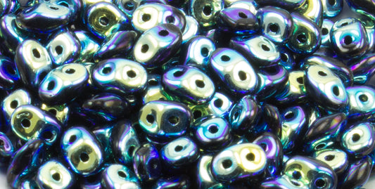 Super Duo Jet - Double Sided AB 2.5x5mm - Beads Gone Wild
