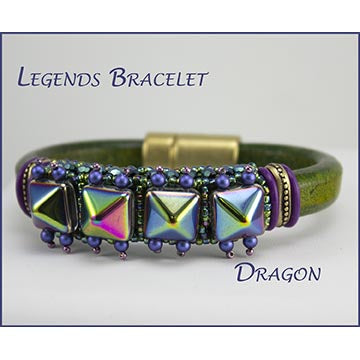 NEW! Right Angle Weave Glass Bead Bracelet Kit (Purple) –