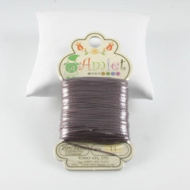 Amiet Polyester Mauve 22yards (20m) .5mm - Beads Gone Wild
