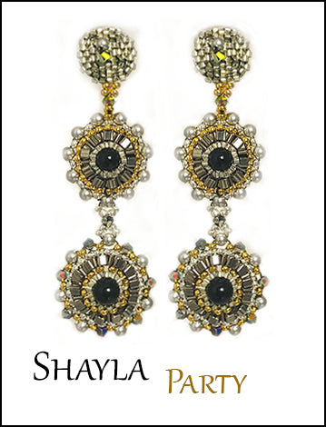 Shayla Earrings Bead Weaving Kit