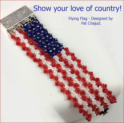 Flying Flag Beaded Bracelet Kit